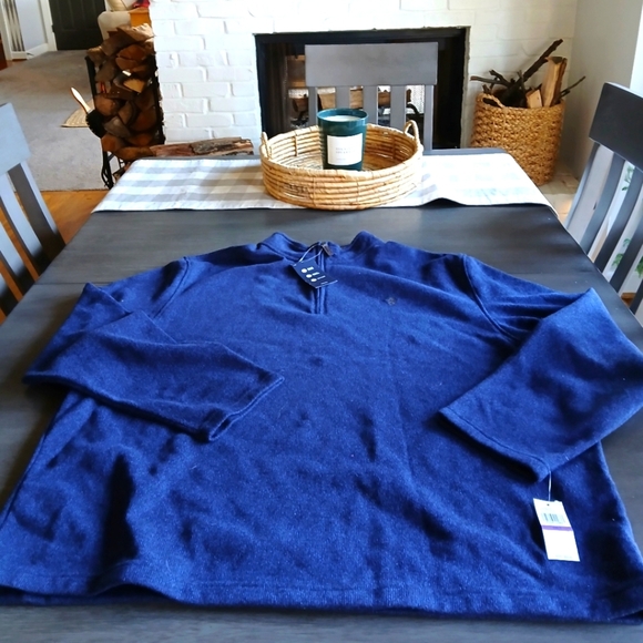 Izod Men's Blue Sweater NWT 2XL - Picture 1 of 4